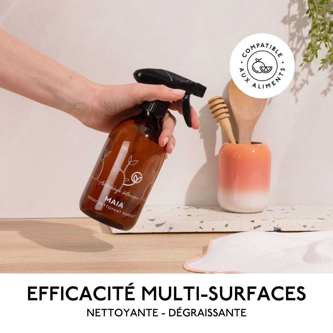 Kit 3 Éco-recharges Spray Multi-usages Orange & Basilic