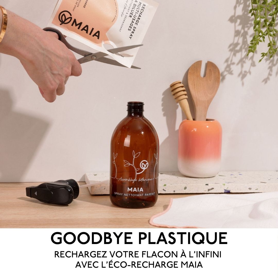 Kit 3 Éco-recharges Spray Multi-usages Orange & Basilic