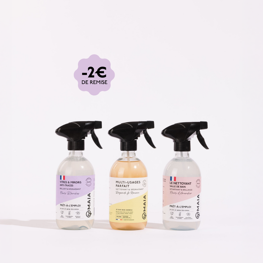 TRIO SPRAYS NETTOYANTS MAIA