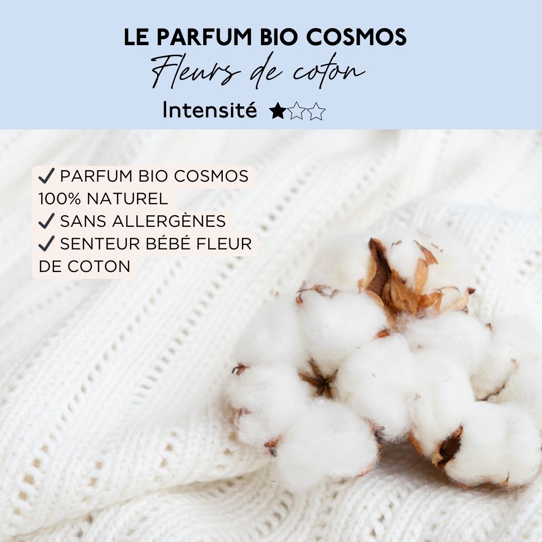 Lessive parfum Fleurs de coton