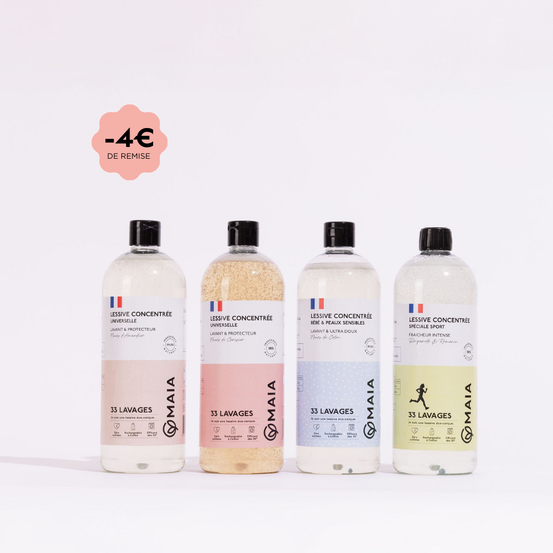 Collection Lessives Naturelles écologiques 132 Lavages