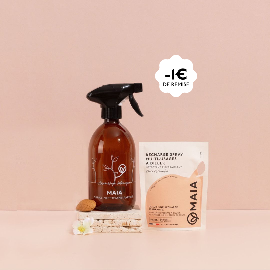 Recharge Spray Fleurs d'amandier et le flacon éternel