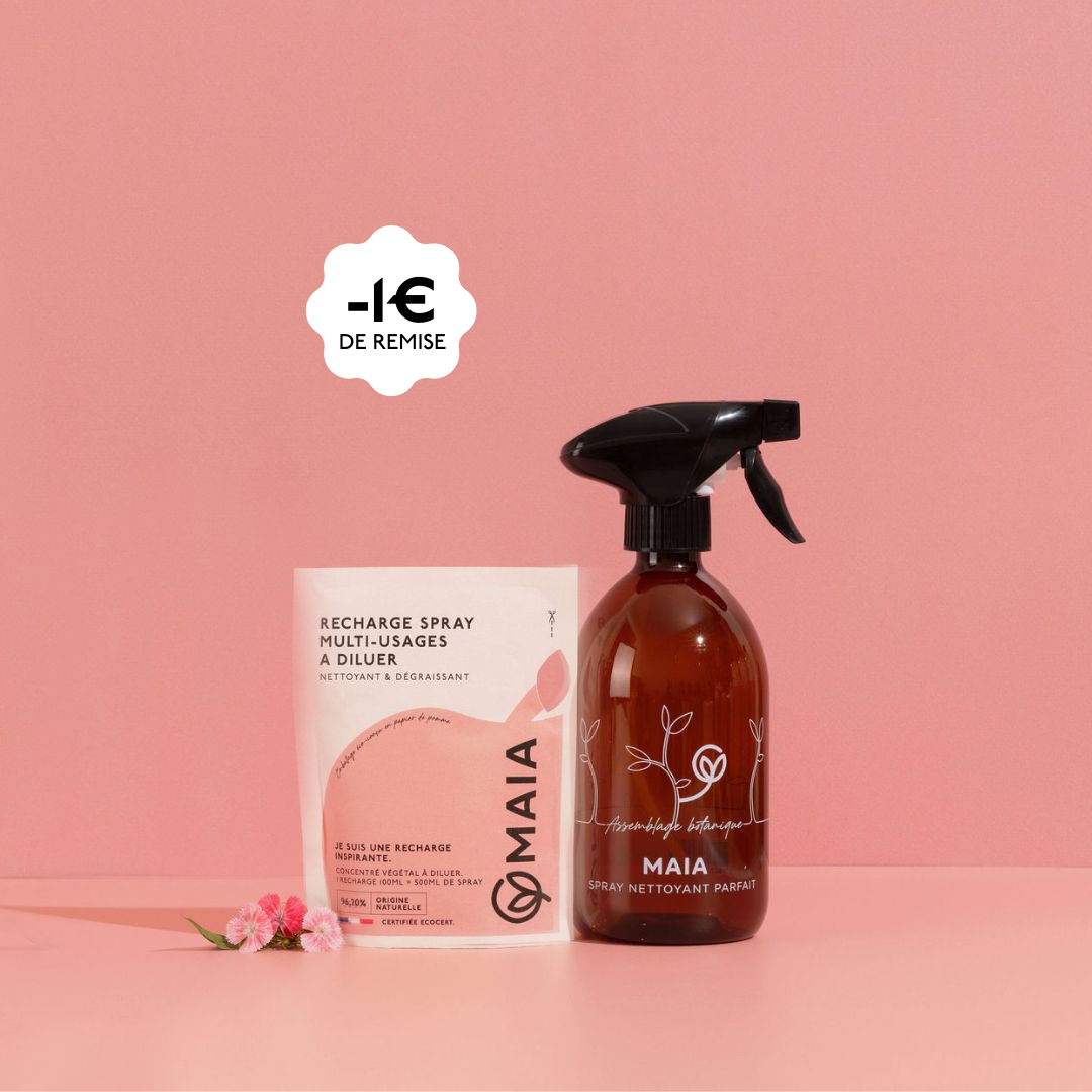 Recharge Spray écologique Fleurs de cerisier  et flacon éternel