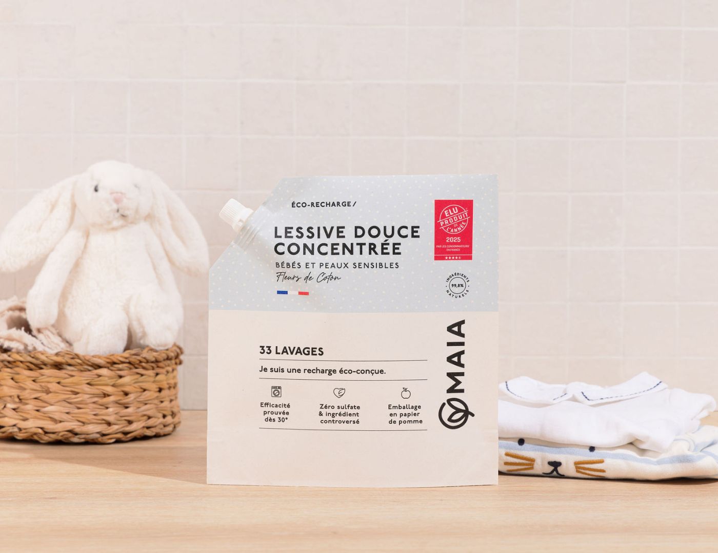 lessive Fleurs de coton