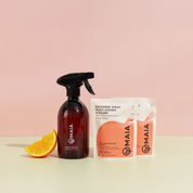 Kit 2 Éco-recharges Spray Multi-usages Orange & Basilic