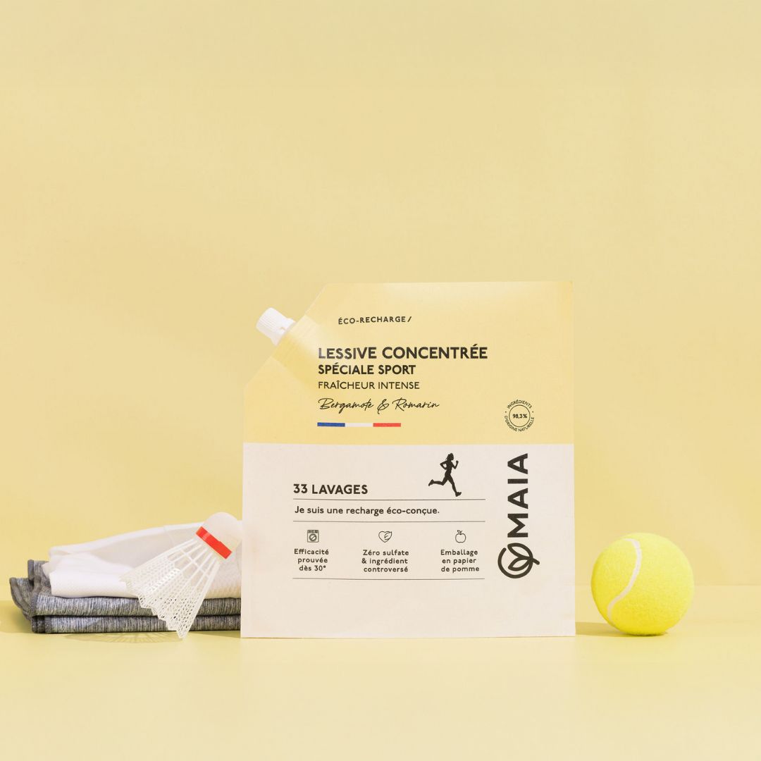 Éco-recharge Lessive Sport Fraîcheur Intense Bergamote & Romarin