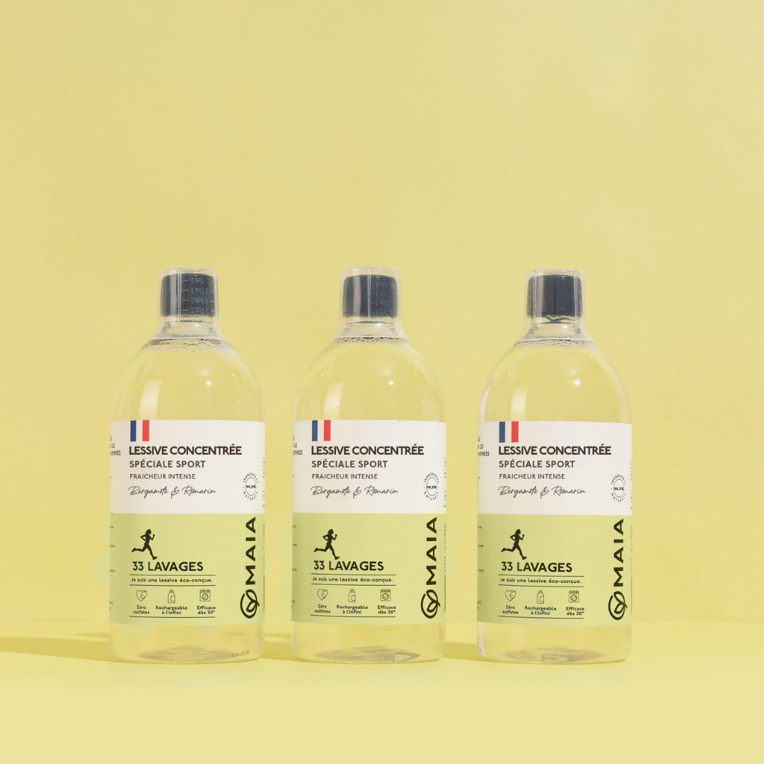 Lessive Spéciale Sport Fraîcheur Intense Bergamote & Romarin