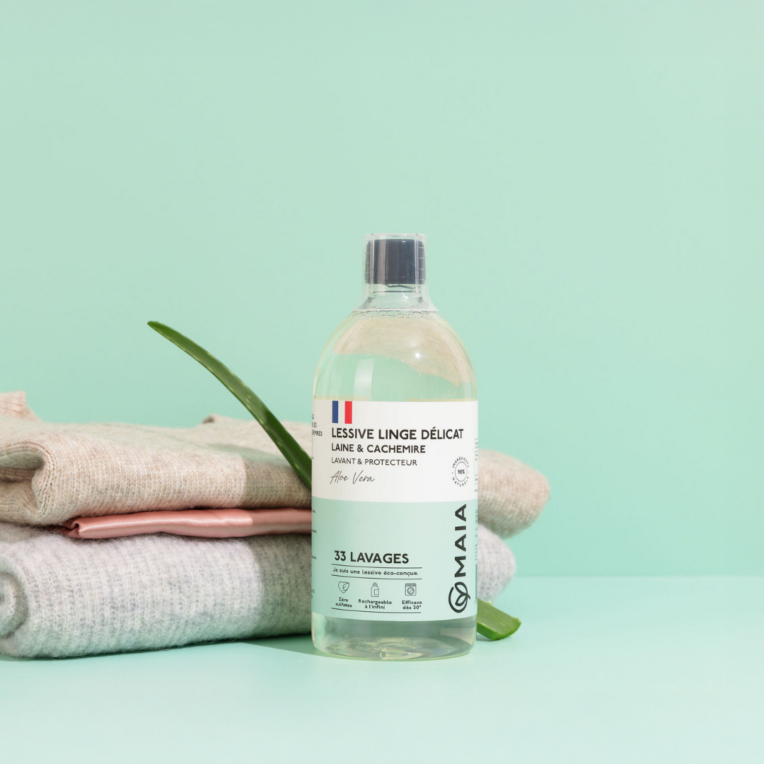 Lessive Linge Délicat Laine & Cachemire Aloe Vera 33 lavages
