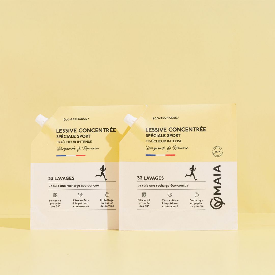 Éco-recharge Lessive Sport Fraîcheur Intense Bergamote & Romarin