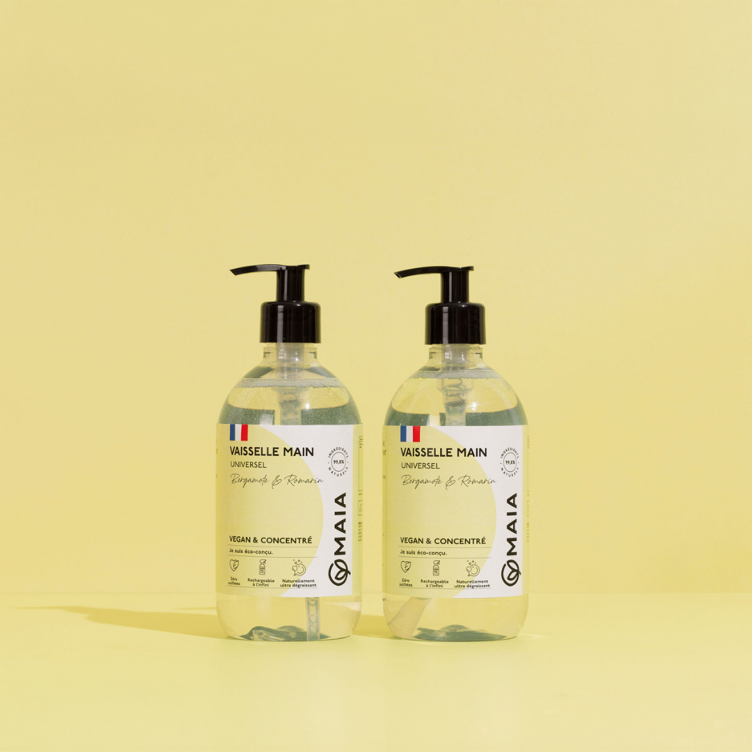 Liquide Vaisselle Mains Ecologique Bergamote & Romarin