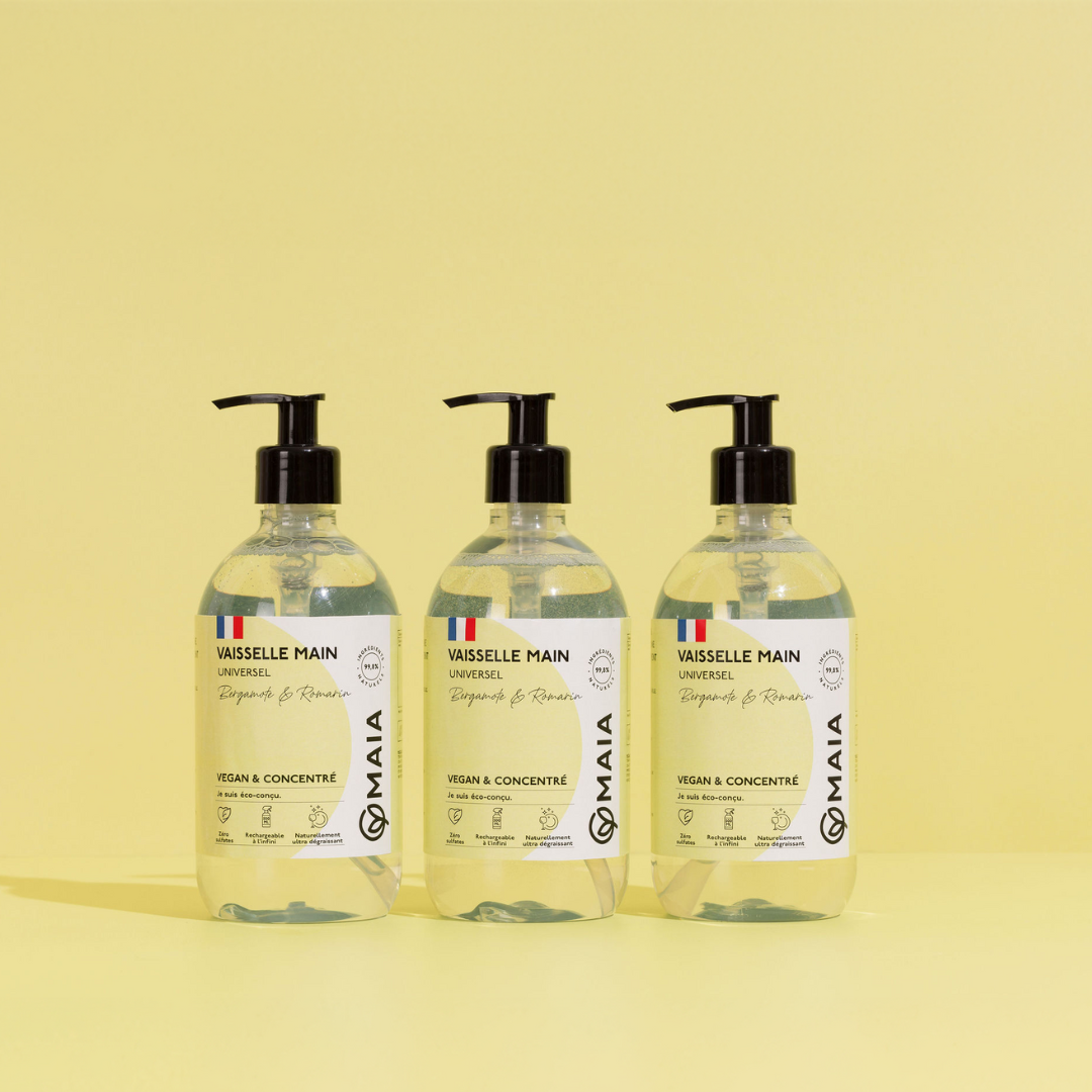 Liquide Vaisselle Mains Ecologique Bergamote & Romarin