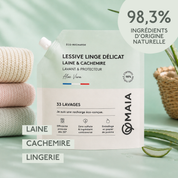 Recharge Lessive Linge Délicat Laine & Cachemire Aloe Vera 33 lavages