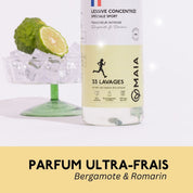 Lessive Spéciale Sport Fraîcheur Intense Bergamote & Romarin