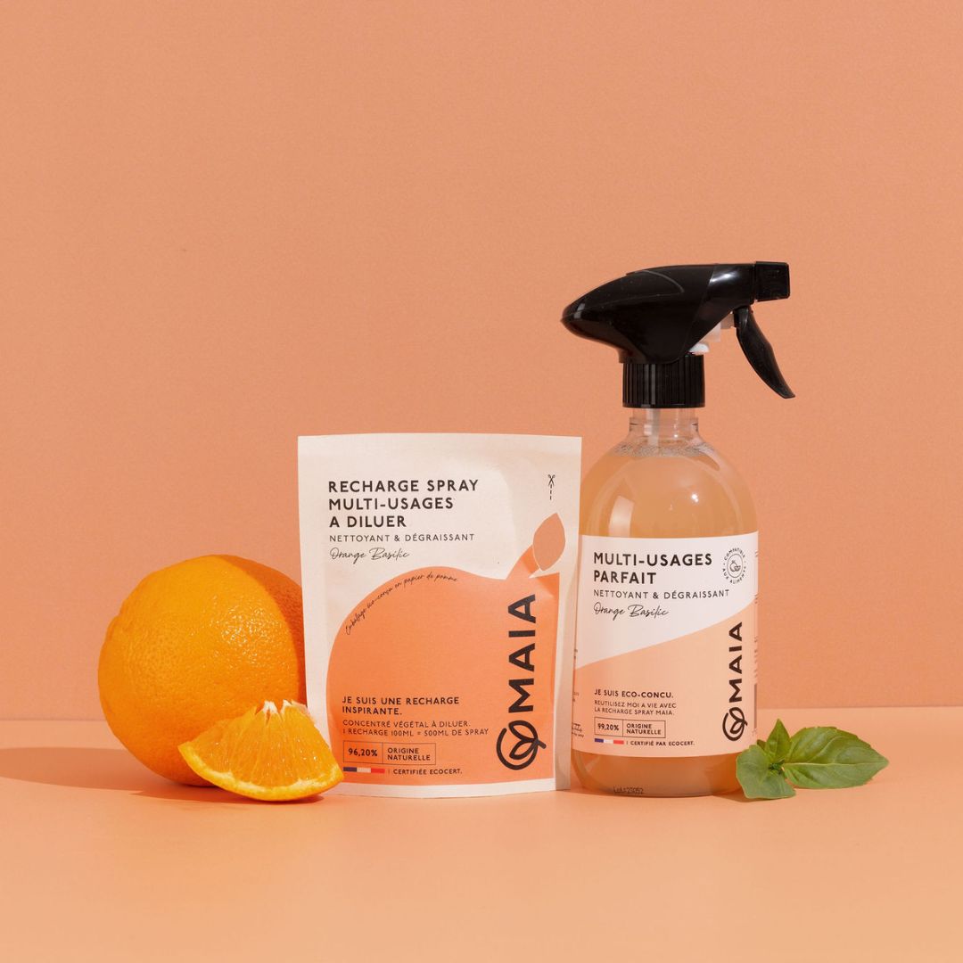 Spray Nettoyant parfait Orange & basilic