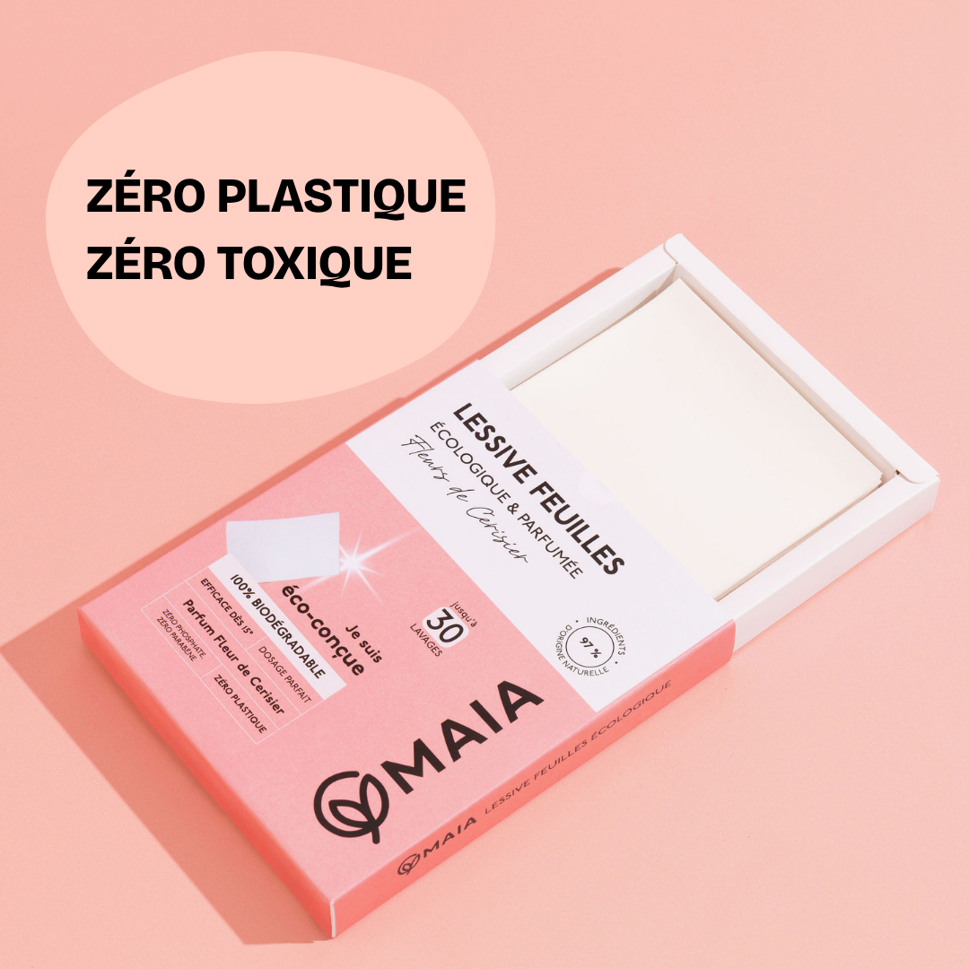 LESSIVE FEUILLES MAIA ZERO PLASTIQUE