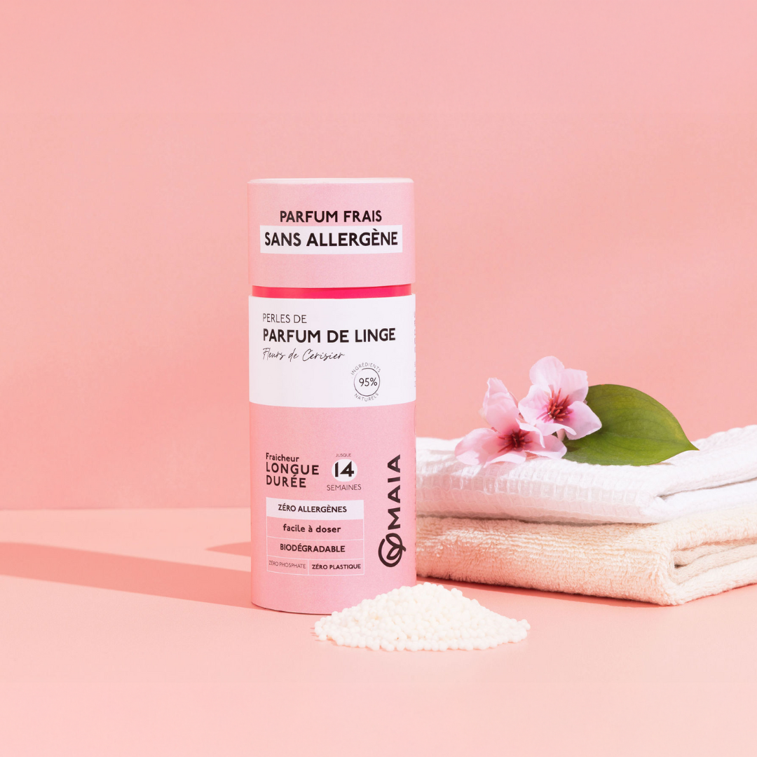 Parfum de Linge en Perles  Fleurs de cerisier