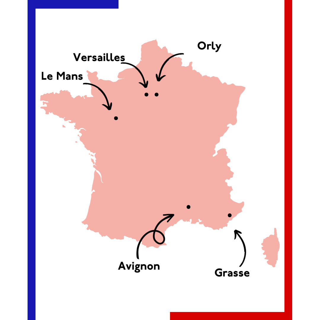 la carte de France Maia