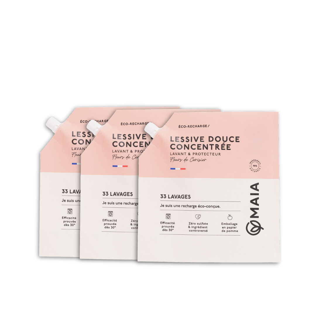 Eco-Recharge Lessive Fleurs de cerisier 33 lavages