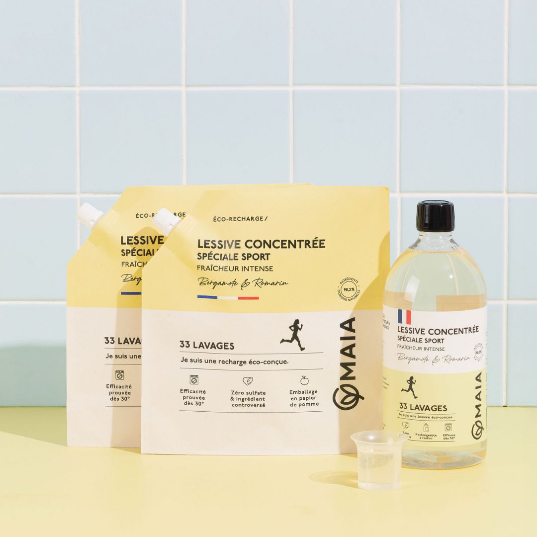 Trio Lessives Sport Bergamote & Romarin - 99 lavages