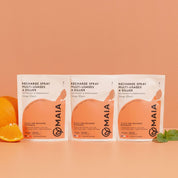 recharge spray écologique orange basilic