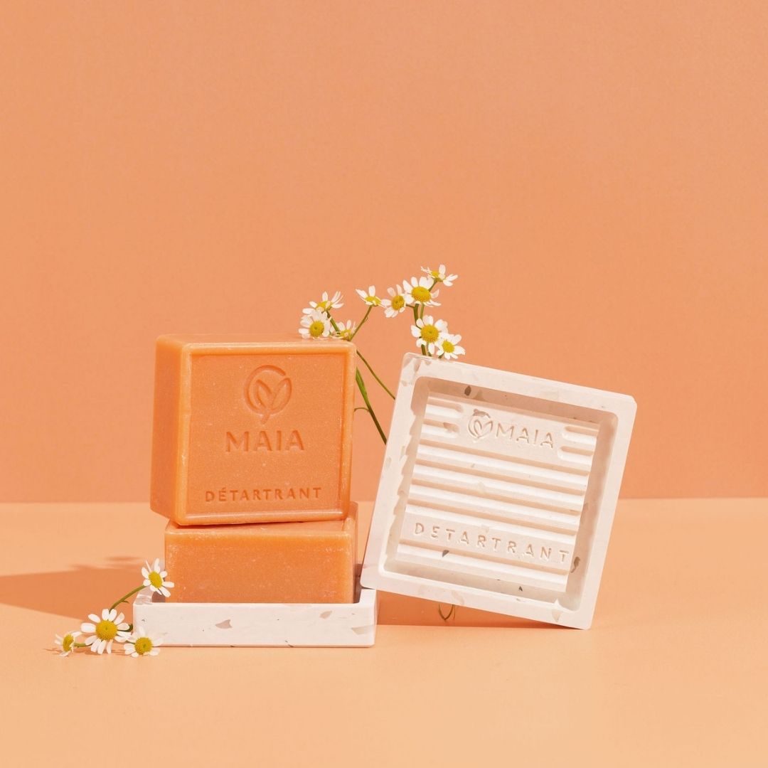 Porte savon design Maia x Le Pavé