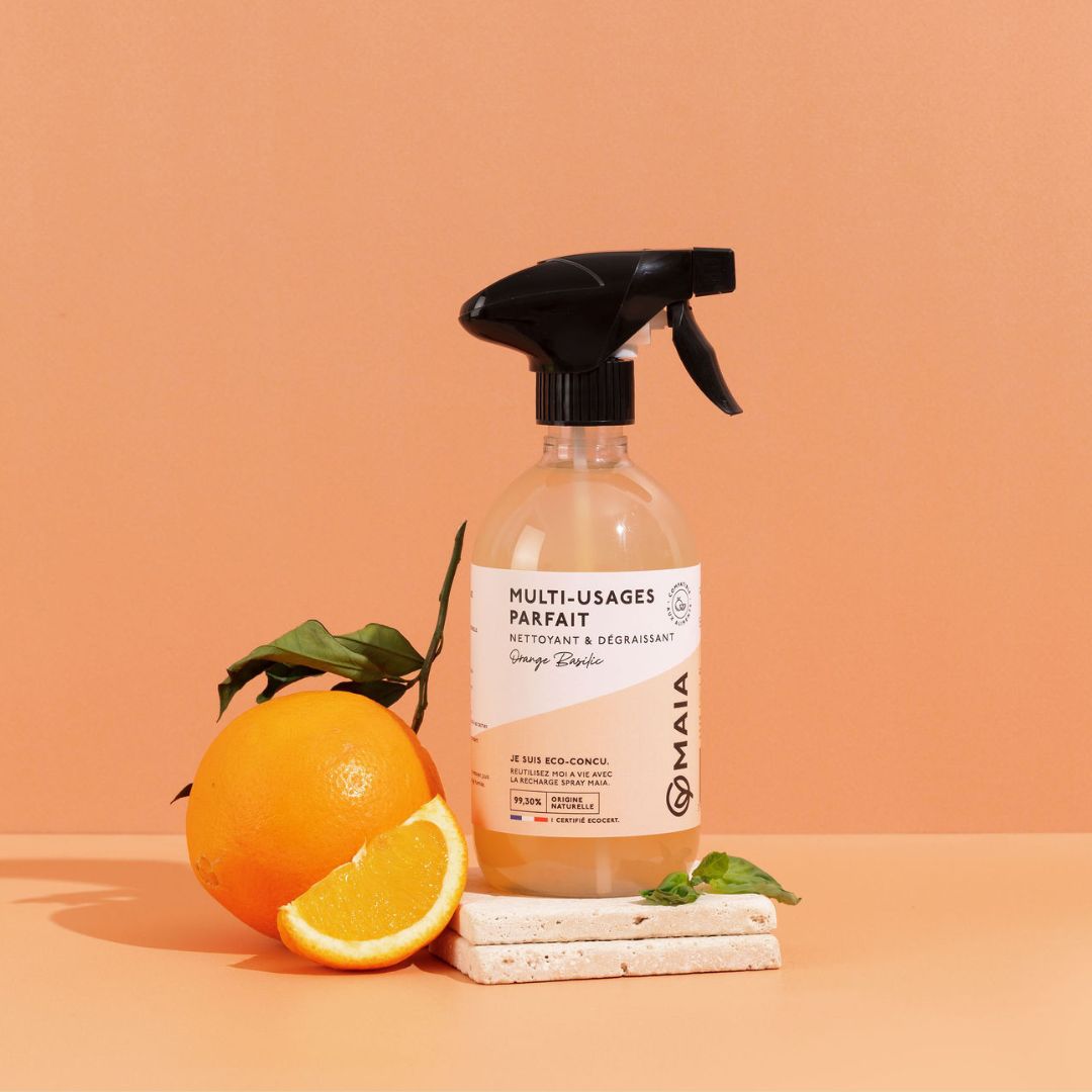 Spray Nettoyant parfait Orange & basilic